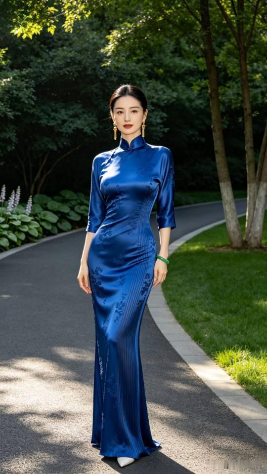 是女人漂亮，还是旗袍漂亮？这旗袍适合什么场面穿？旗袍美人旗袍秀美丽