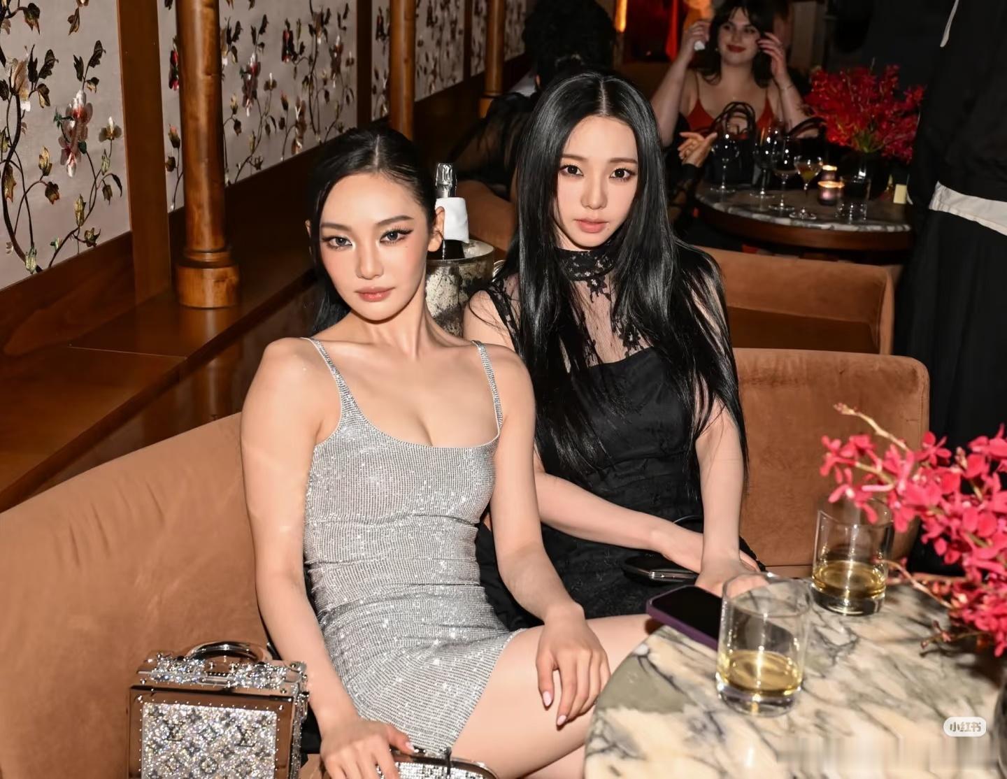 宁艺卓、柳智敏MetGala派对合影