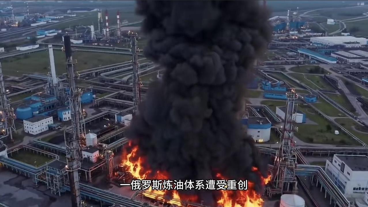 俄罗斯炼油厂大火还未完全救灭！俄罗斯的罗斯托夫地区新沙赫京斯克炼油厂遭到乌克兰