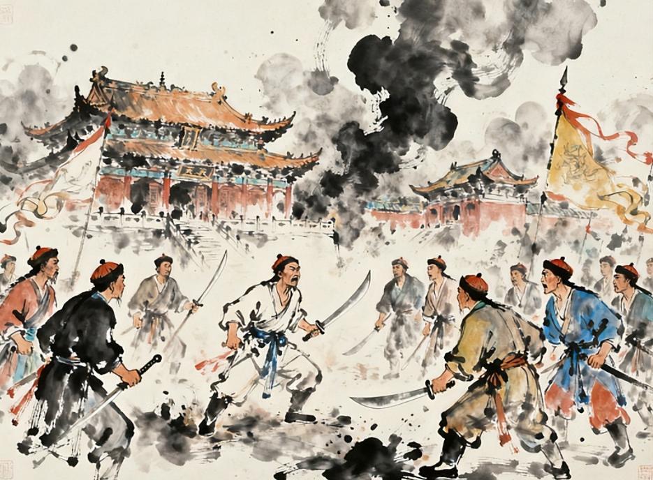 太平军人多势众，就是打不赢清军。1864年，江北20万太平军投降僧格林沁；洪仁玕