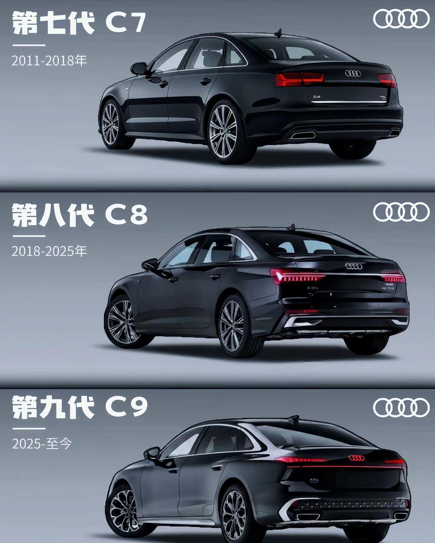 789车主以及各位看官，哪代才是你心中的唯一奥迪A6L奥迪车主经典的车型永不过时