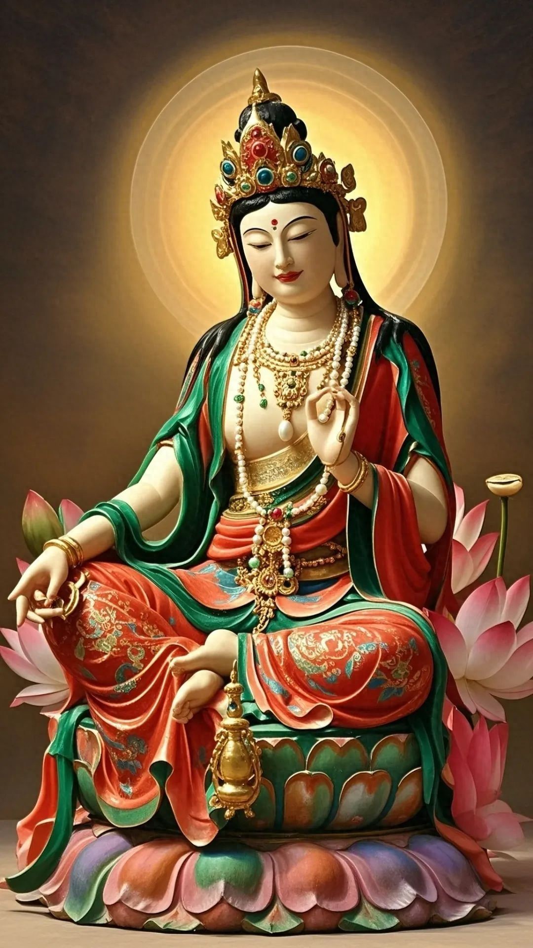 恭喜你遇到观音菩萨,好运连连,顺风顺水接留下心愿吧[