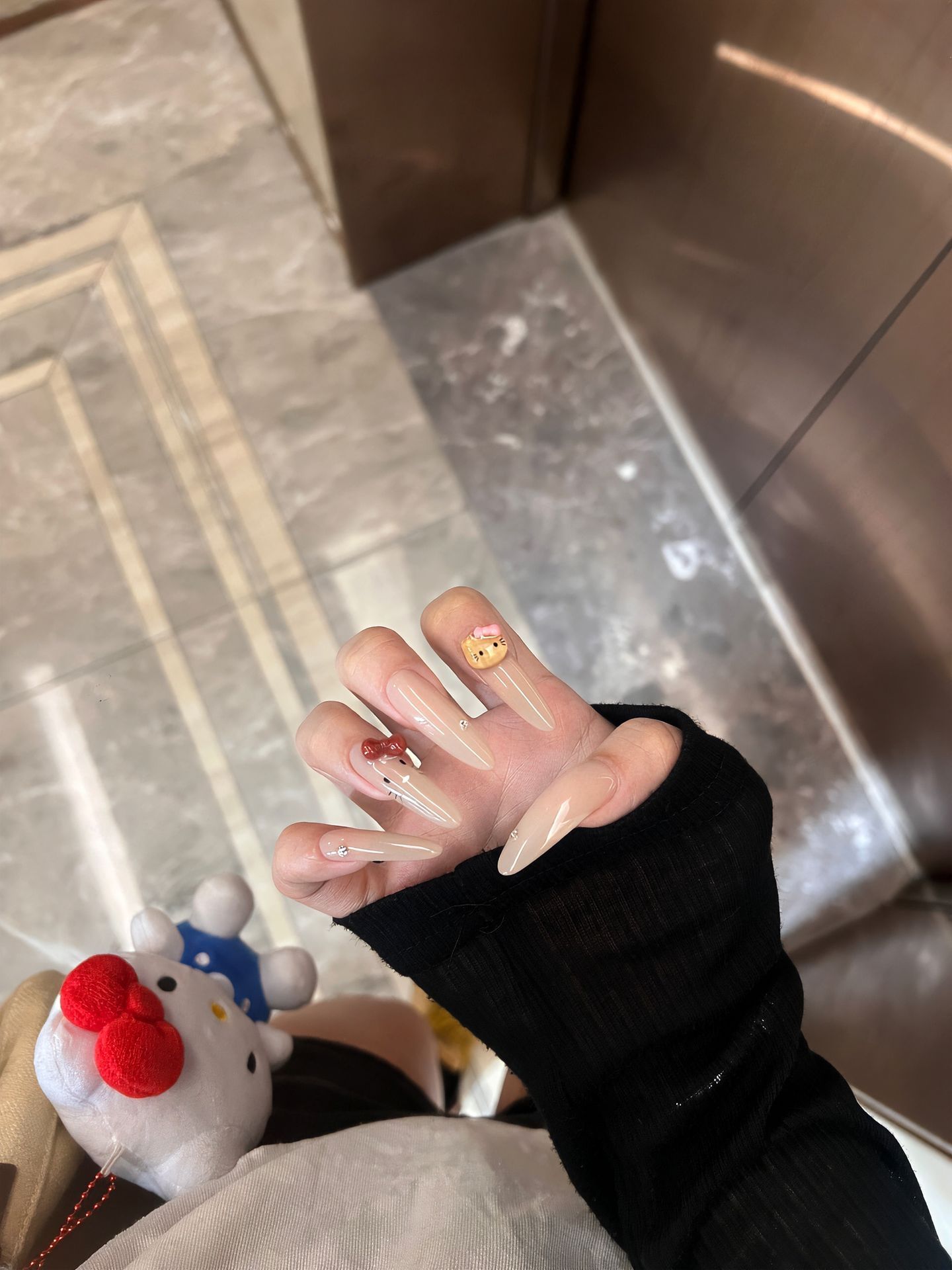 直到有一天有人说爱我不是因为我足够完美而是因为我是我美甲​​​