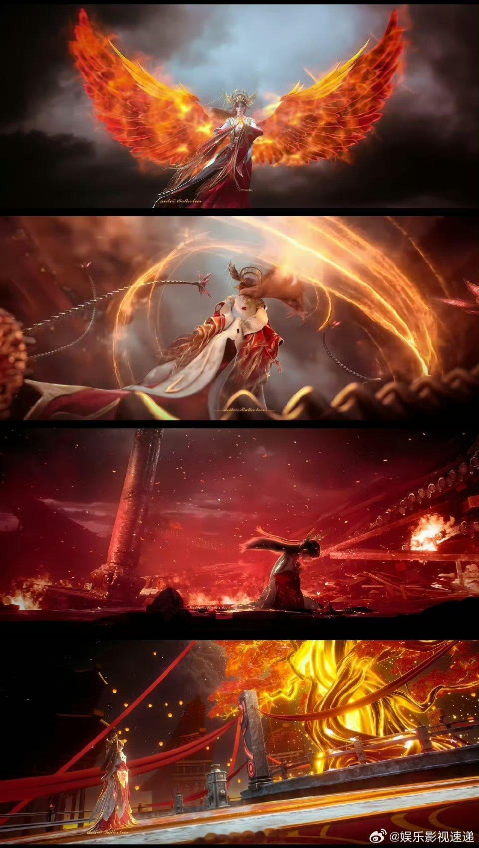 完美世界第二部剧场版公开完美世界九劫焚天剧场版预告真的杀疯了！柳神和石昊的新造