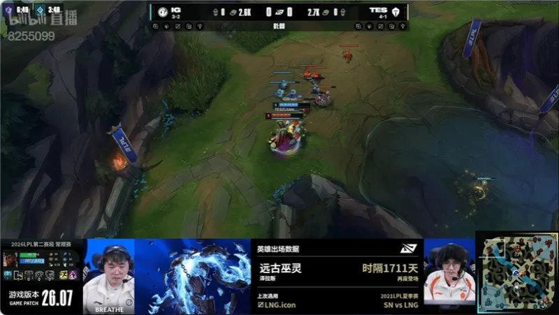 泽拉斯对沙皇IG对战TES时，Renard选出泽拉斯中单，这也是泽拉斯时隔171