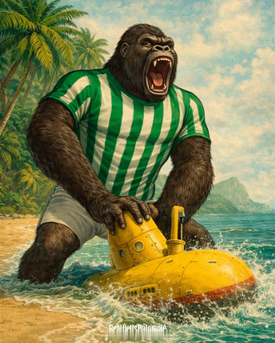 【趣图】西甲联赛，皇家贝蒂斯2比0比利亚雷亚尔。赛前，黄潜官推发了图1，示意潜水