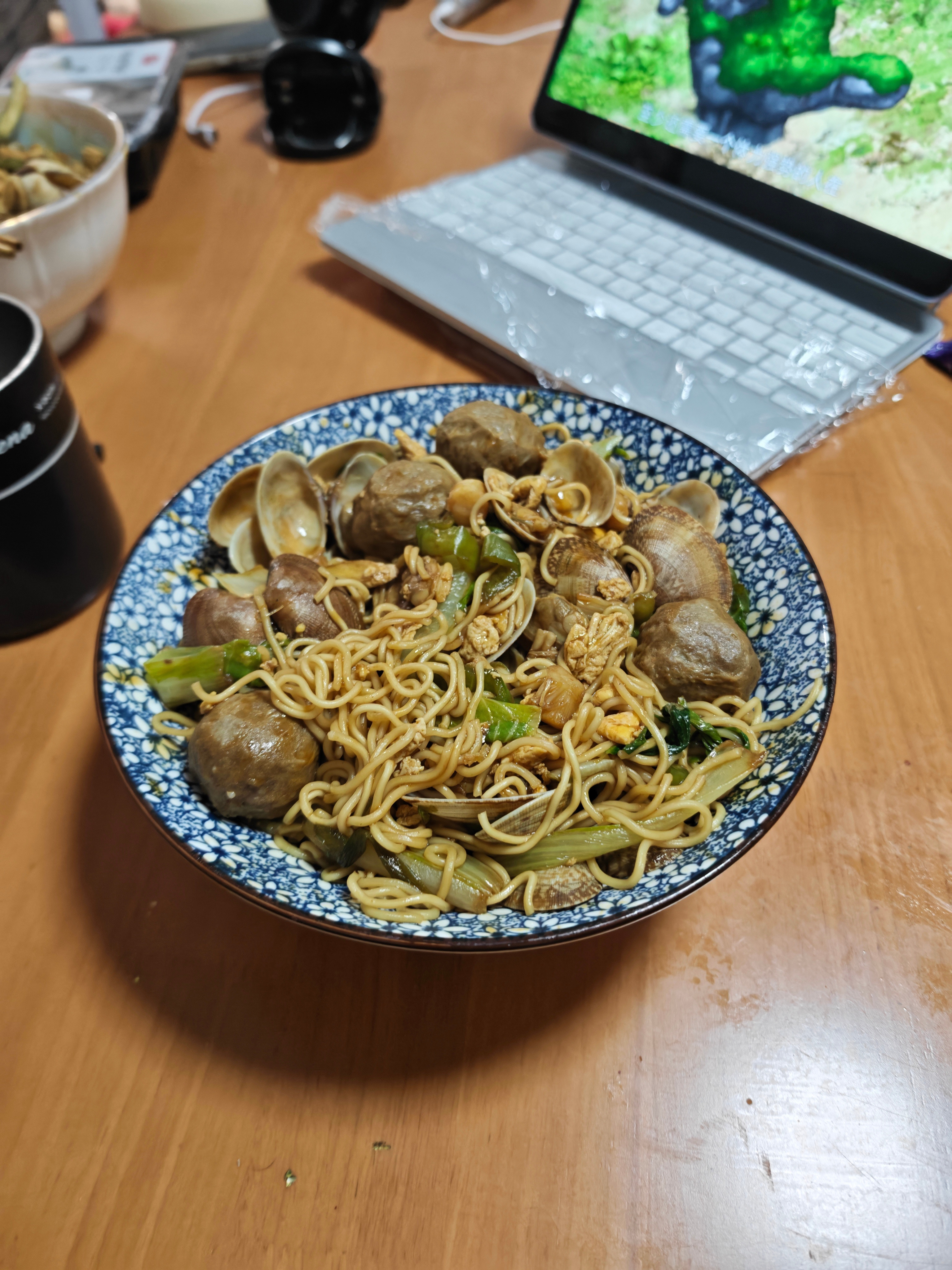 一回家就有饭吃