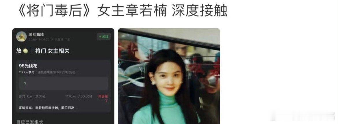 《将门毒后》女主章若楠，你觉得符合原著吗​​​