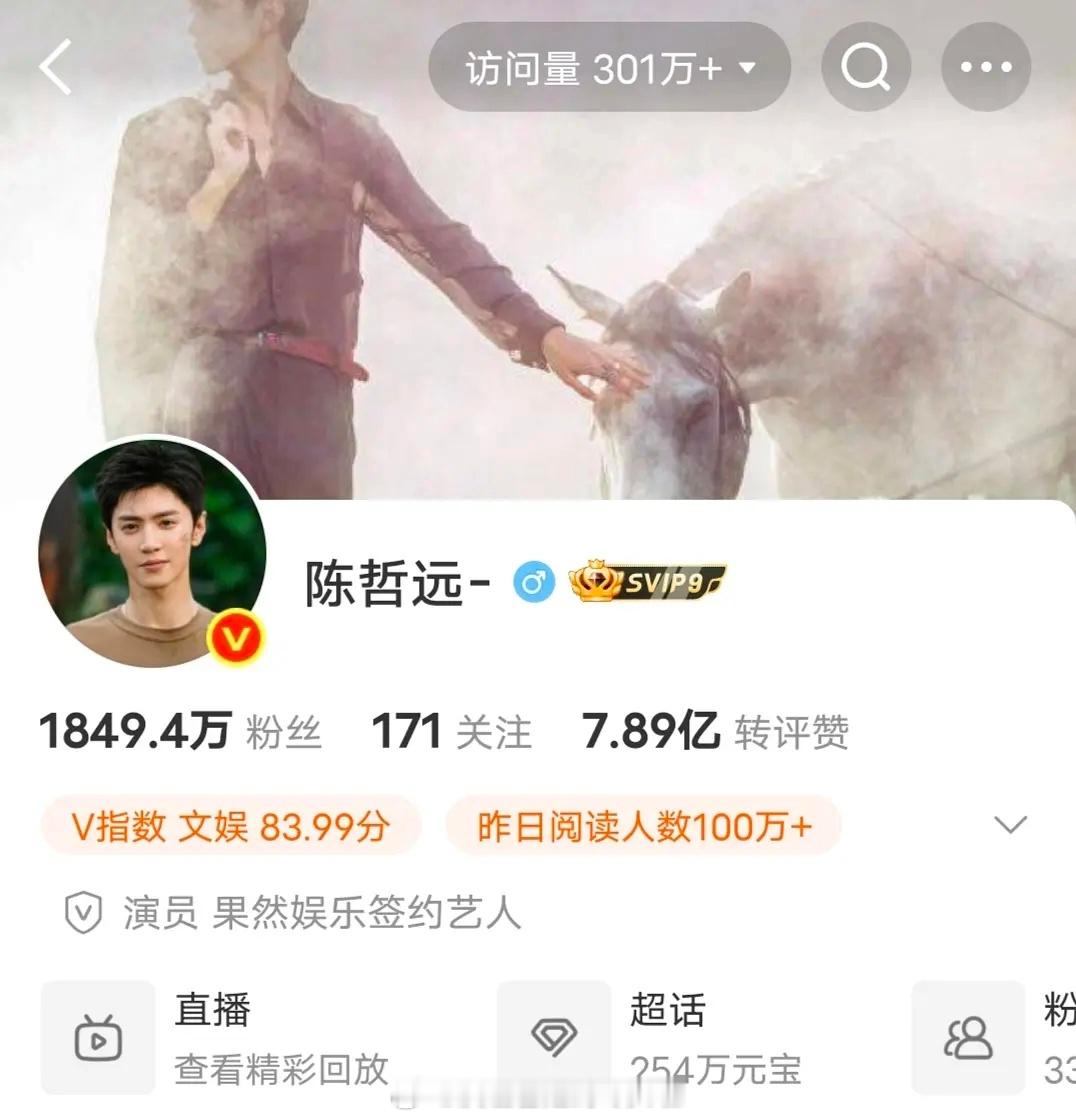 陈哲远、侯明昊、李昀锐，来看看国庆三宝男主微博主页访问量，你们体感谁有效吸粉？一