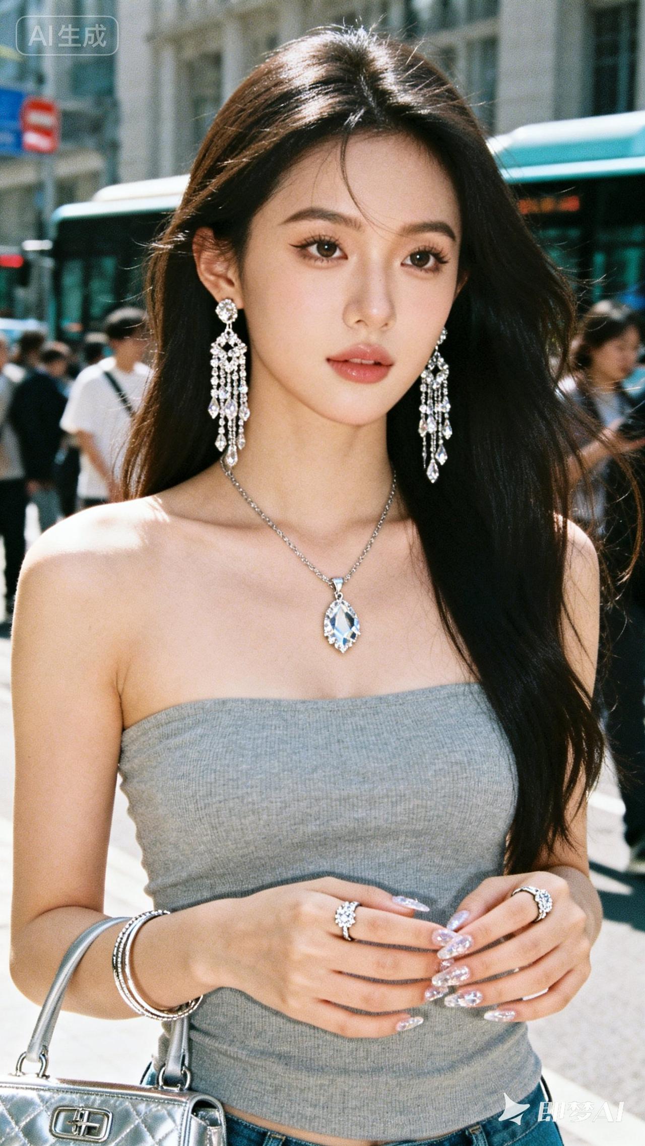 高级感穿搭，温柔风穿搭。什么样的女生，在你眼里是迷人的女生穿搭秘籍，如何又飒又