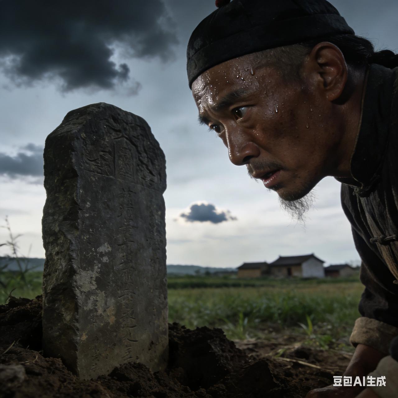 清朝康熙初年，永州有位农夫开挖鱼塘时，掘出一块石碑，上面刻有数百字。农夫不识字，