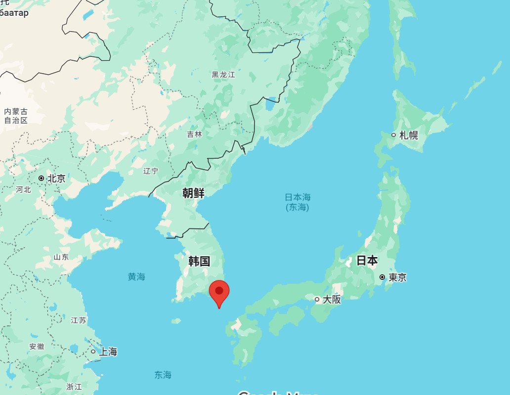 【对马岛古代是中日朝之间海上交通要道；元日战争（蒙古征日）时，首战就是攻打对马岛】从韩国最南端过海攻