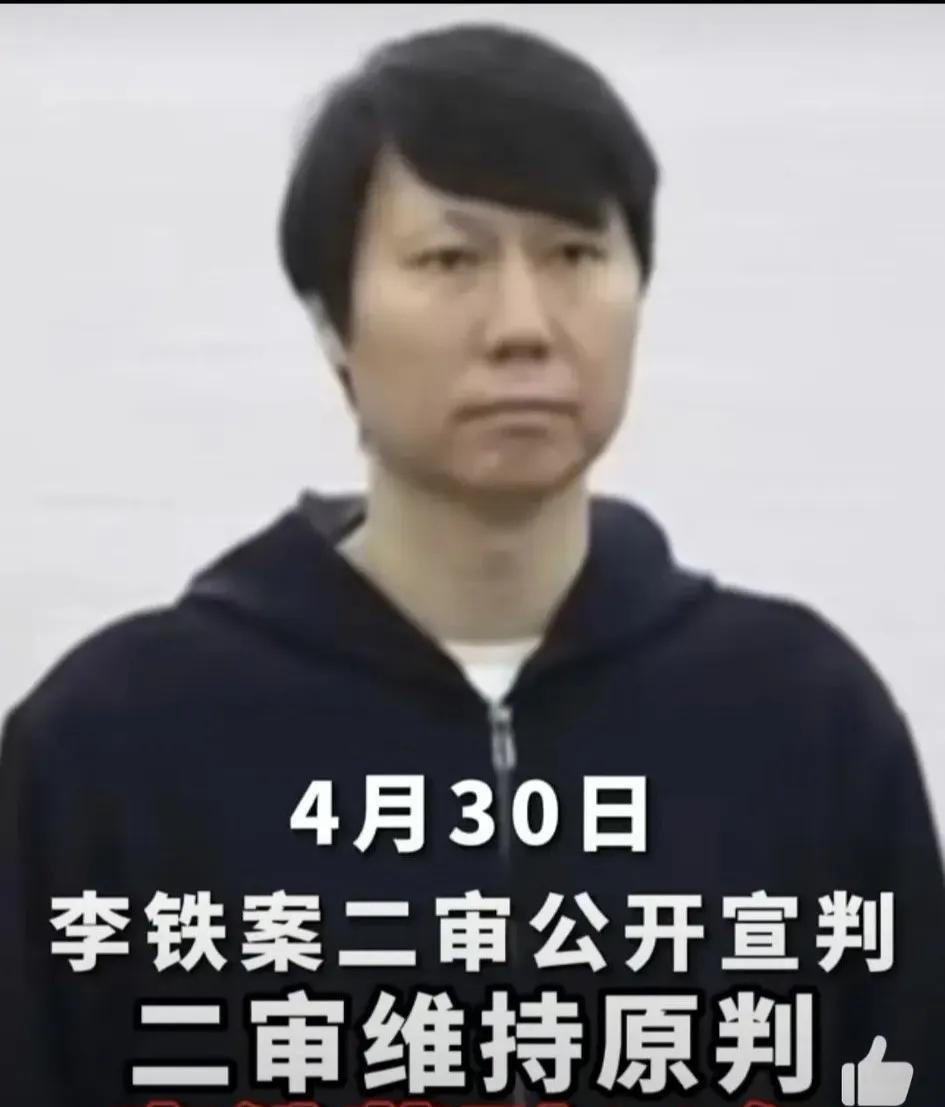 李铁二审维持了一审20年有期徒刑判决，除了他自己不满意，但全国人民都高兴。铁子也