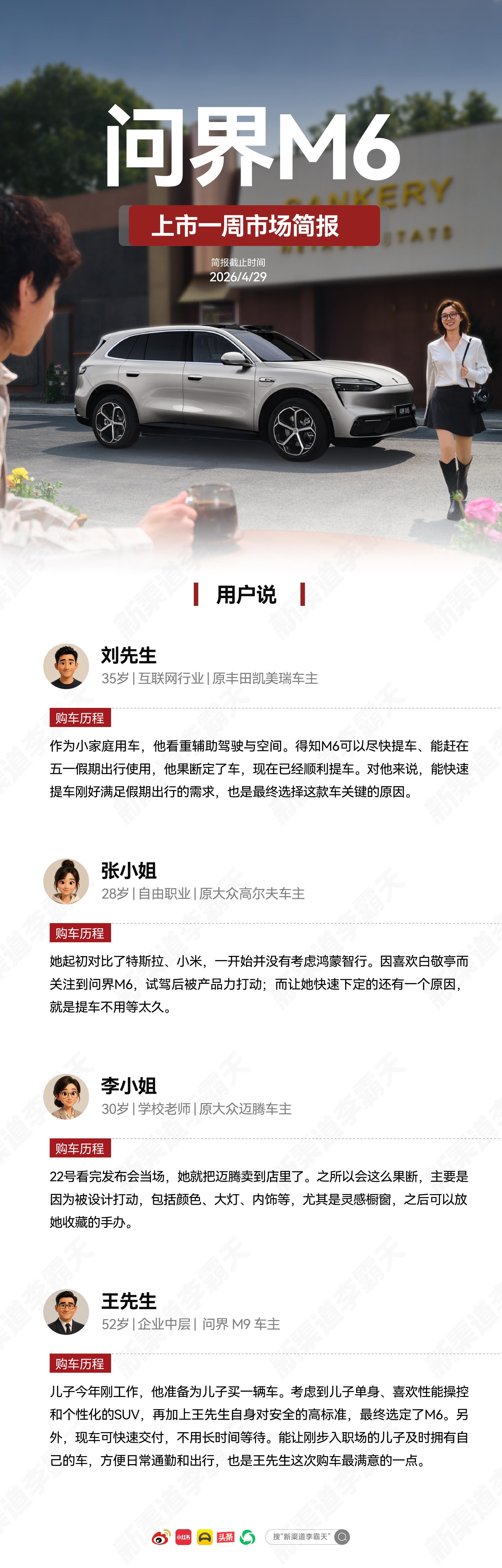 【问界M6上市一周市场简报】问界M6上市首周市场热度拉满，门店平均大定