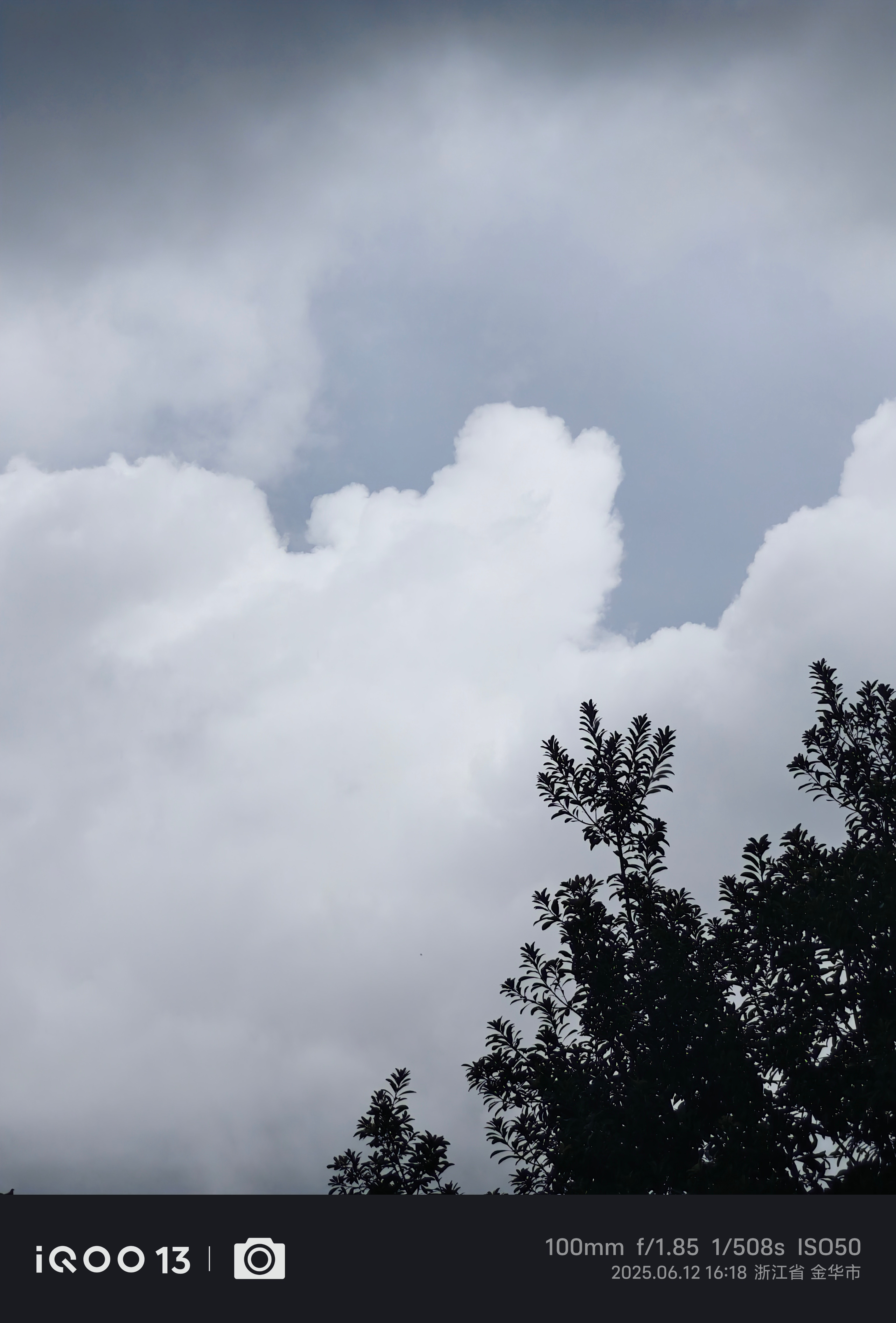 今天一天下大雨看到了黑白色的天，非常独特[大笑]​​​