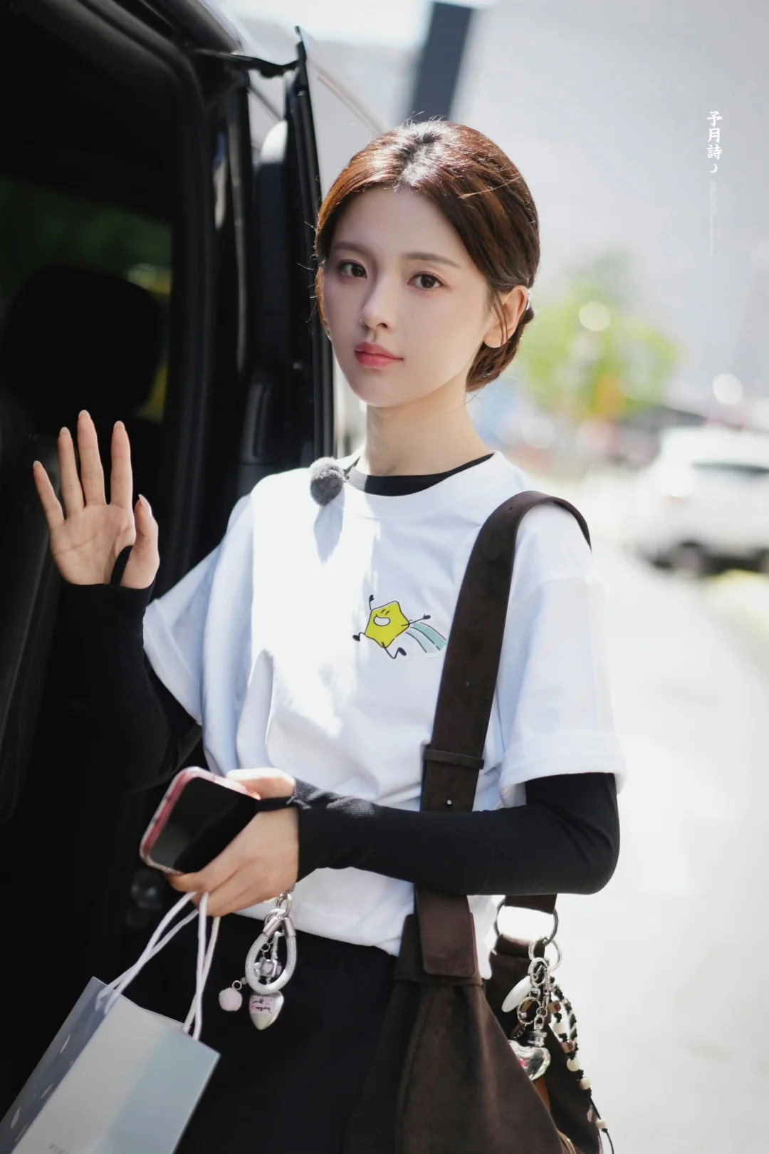 杨超越私服，清爽又元气