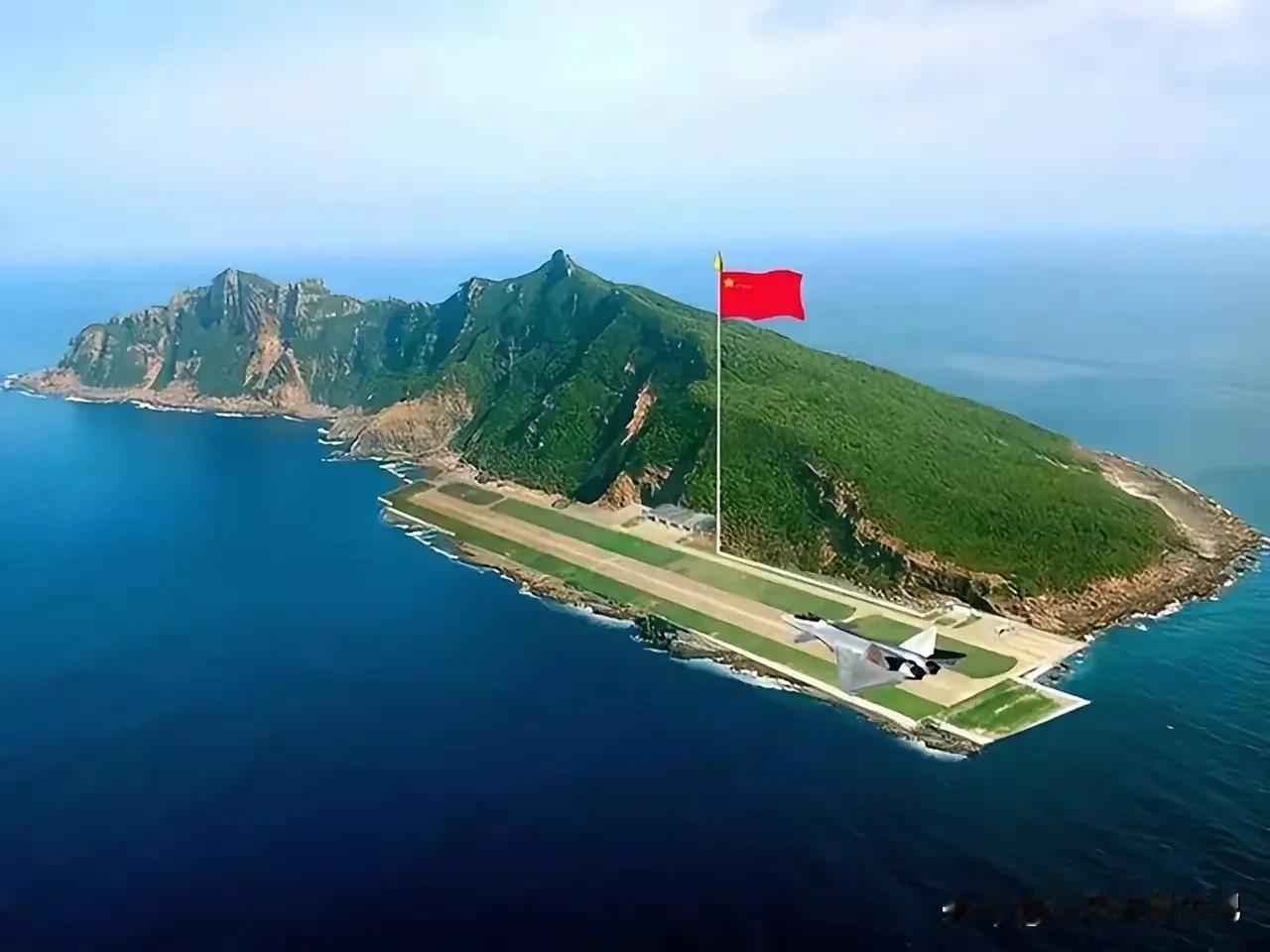 一招解决钓鱼岛!钓鱼岛是中国的领土，每个中国人都可以登岛，都可以在岛上生活，那