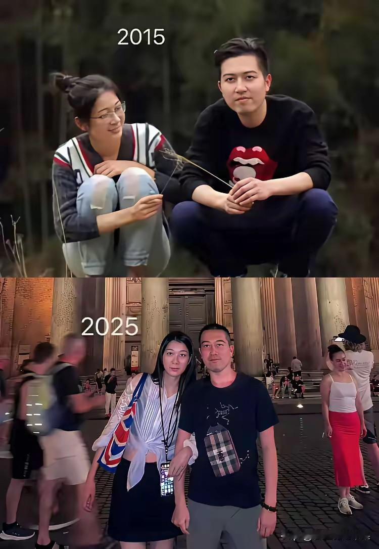 时间没有后视镜，两人都老了！