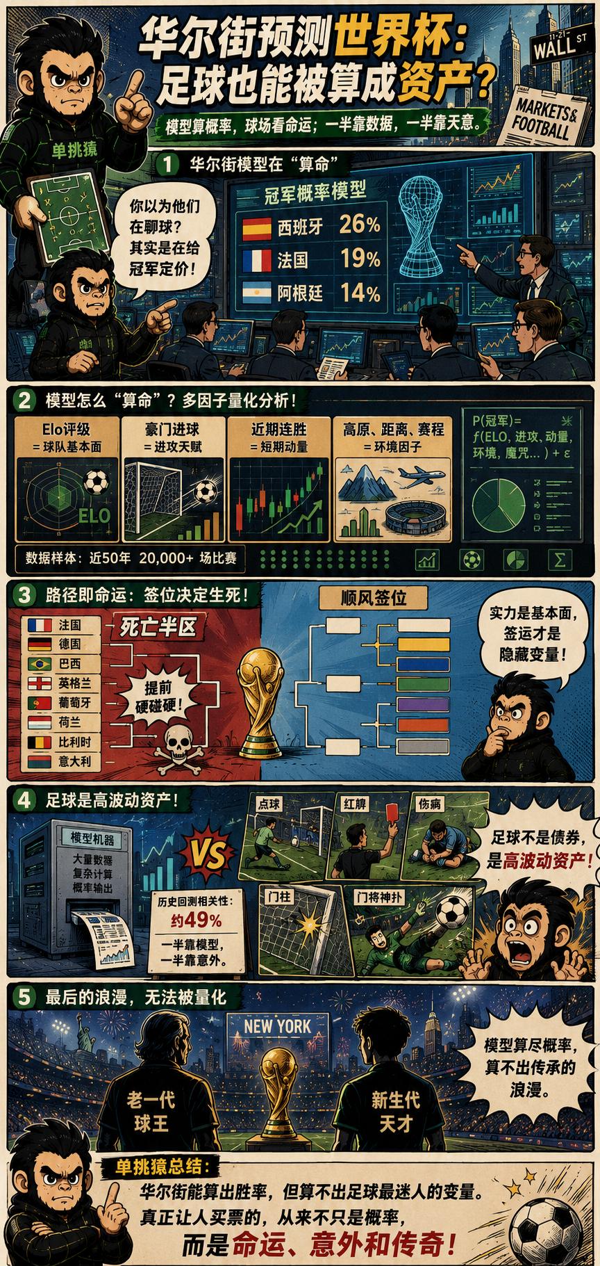 华尔街的精英们又开始“不务正业”了。高盛最近搞了一套洋洋洒洒的模型，煞有介事地算