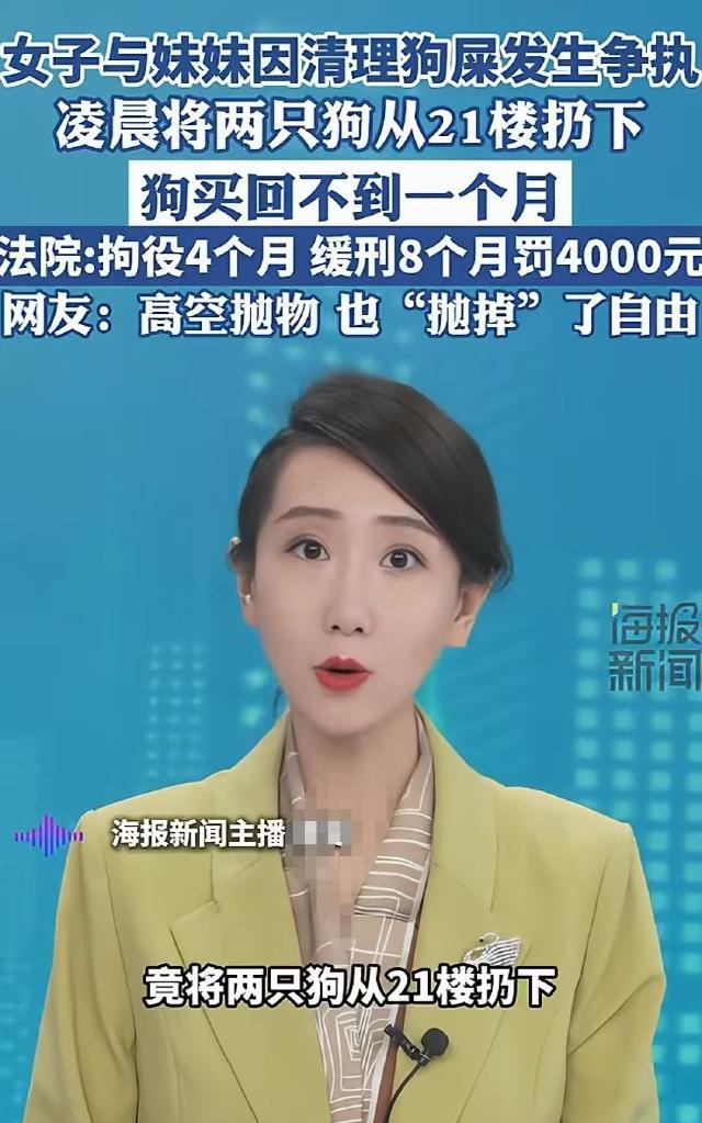浙江台州，女子凌晨4点多回到和妹妹一起租住的房子，发现家里被两只狗拉得到处都是狗