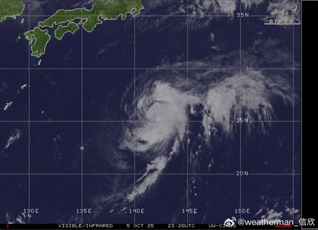 台风夏浪目前台风夏浪的路径预报，分歧明显缩小，大概率在日本南侧的太平洋上转向。