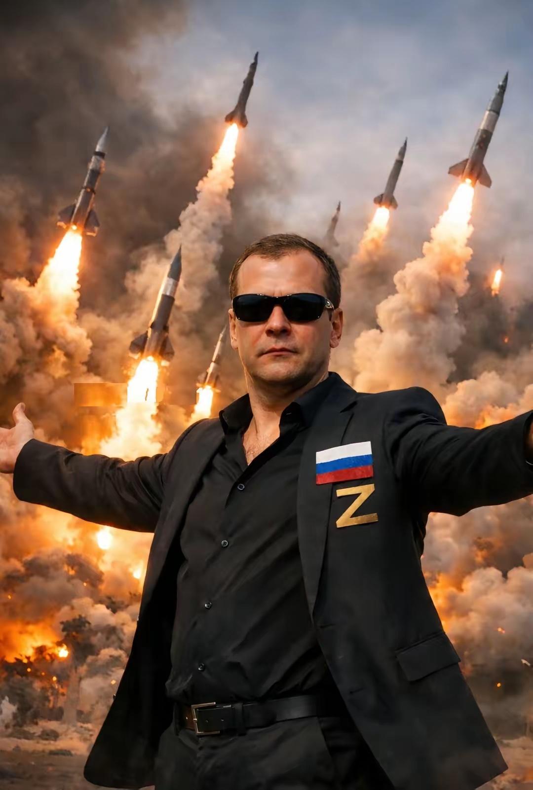 梅德韦杰夫又开骂了梅德韦杰夫这次火力全开，矛头直指乌克兰总统泽连斯基。他