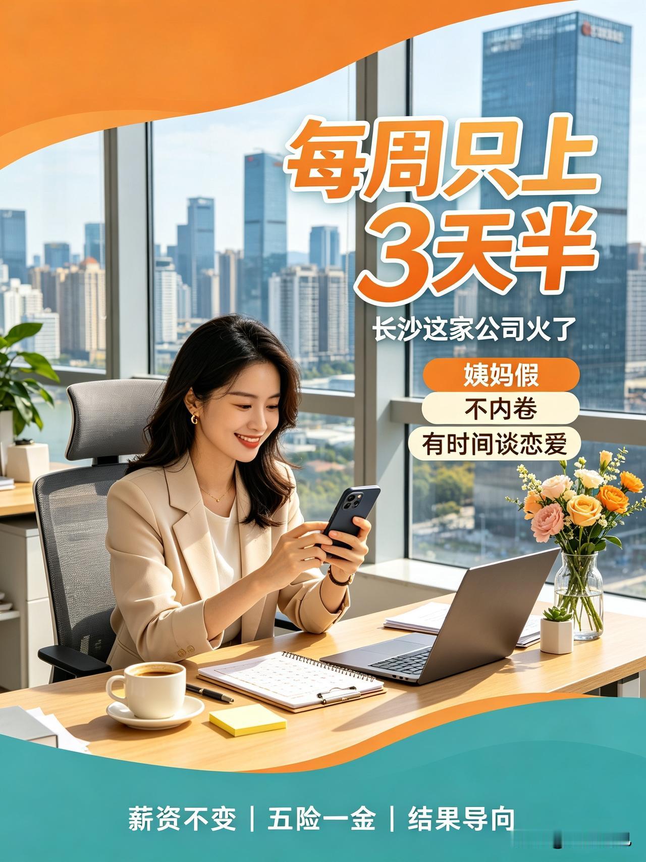 长沙神仙公司火了！一周仅上班3天半，女员工每月享姨妈假，老板：留点时间谈恋爱