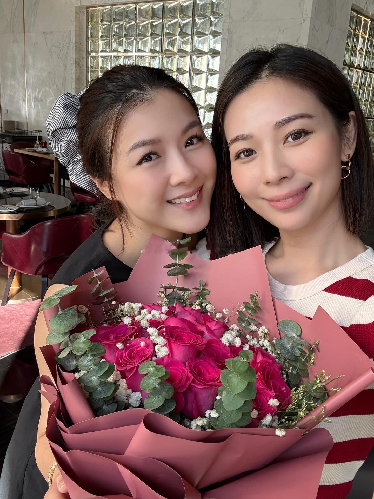 陈茵媺给好姐妹杨秀惠庆祝生日🎂​​​