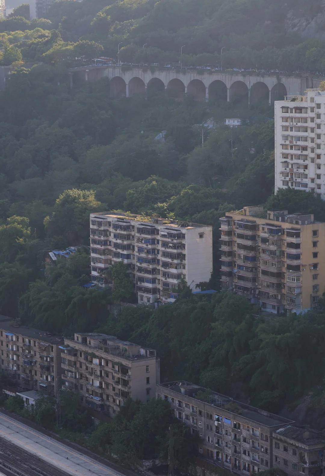 拆除前的菜园坝渝铁村重庆菜园坝重庆铁路渝中区渝铁村重庆菜园坝火车站一代人