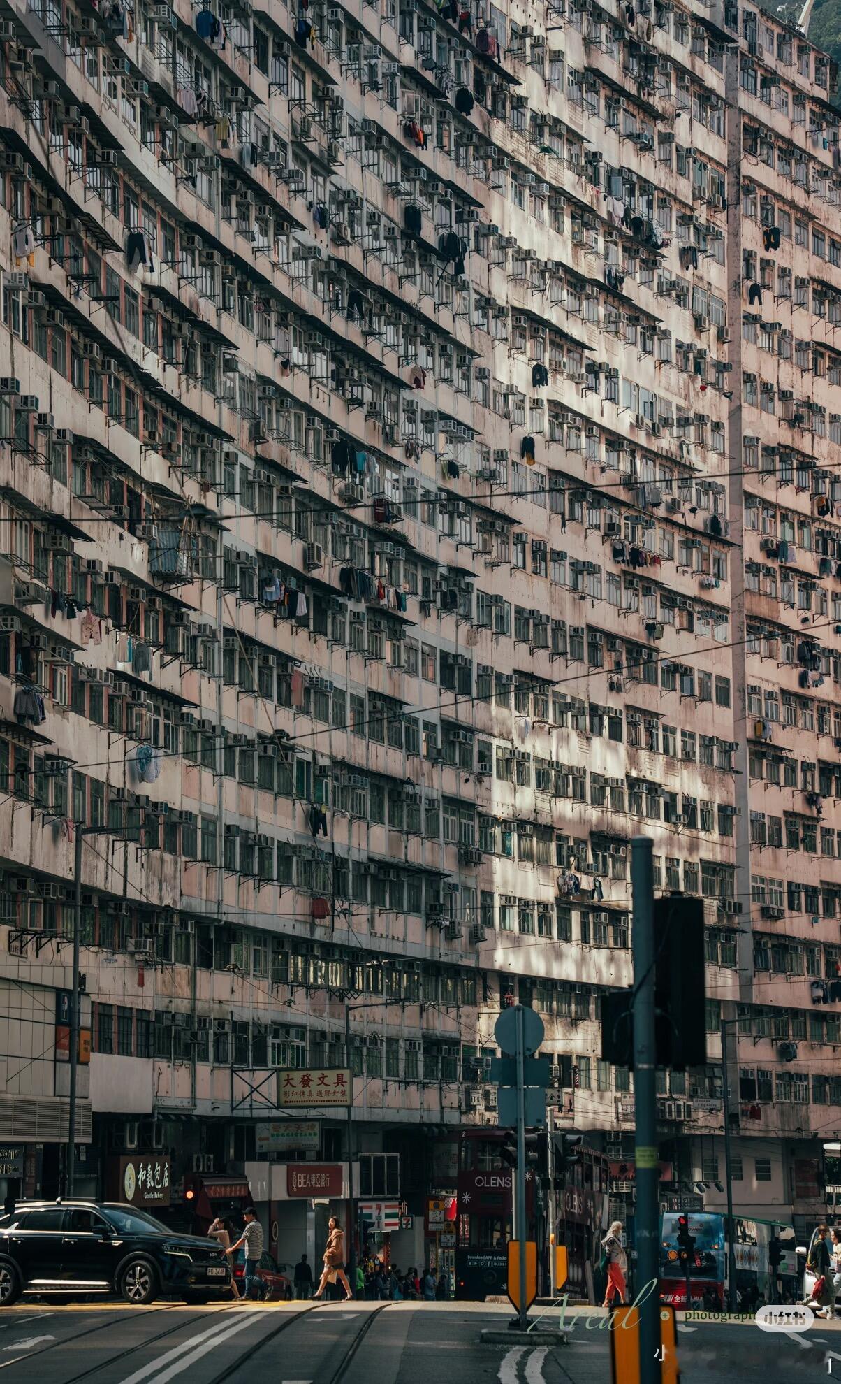 香港的高楼密度、寸土寸金