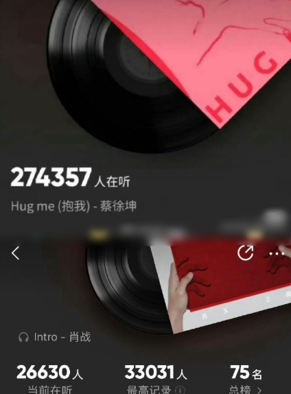 第一次知道蔡徐坤这么厉害，到底哪些人在听他的歌啊。​​​