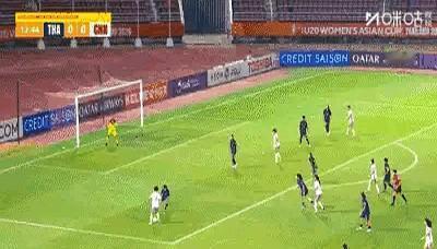 聊聊中国U20女足这场亚洲杯，有个镜头，真是让人心里堵得慌。比赛第16分钟。
