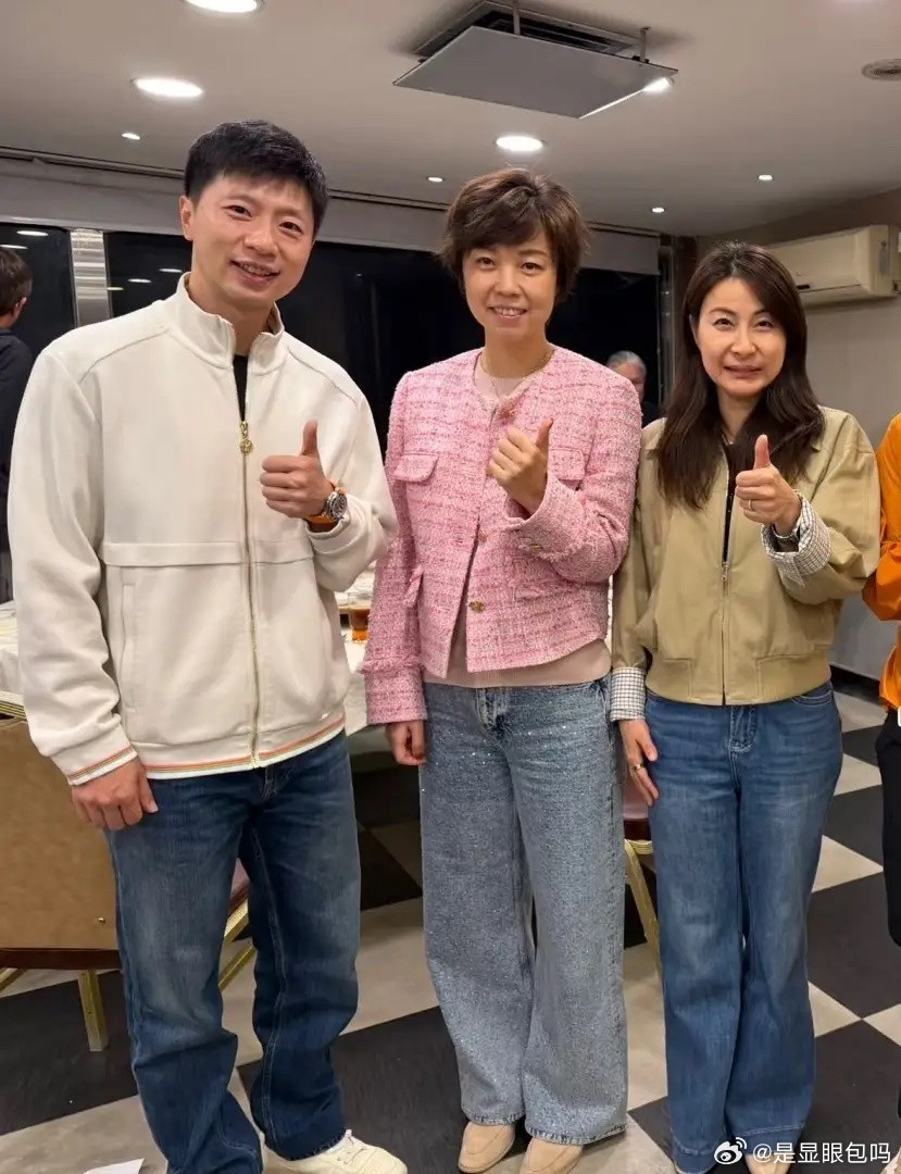 郭晶晶、张怡宁、马龙现身香港，三位超级运动员聚在一起，这阵容太强大了！马龙今天访