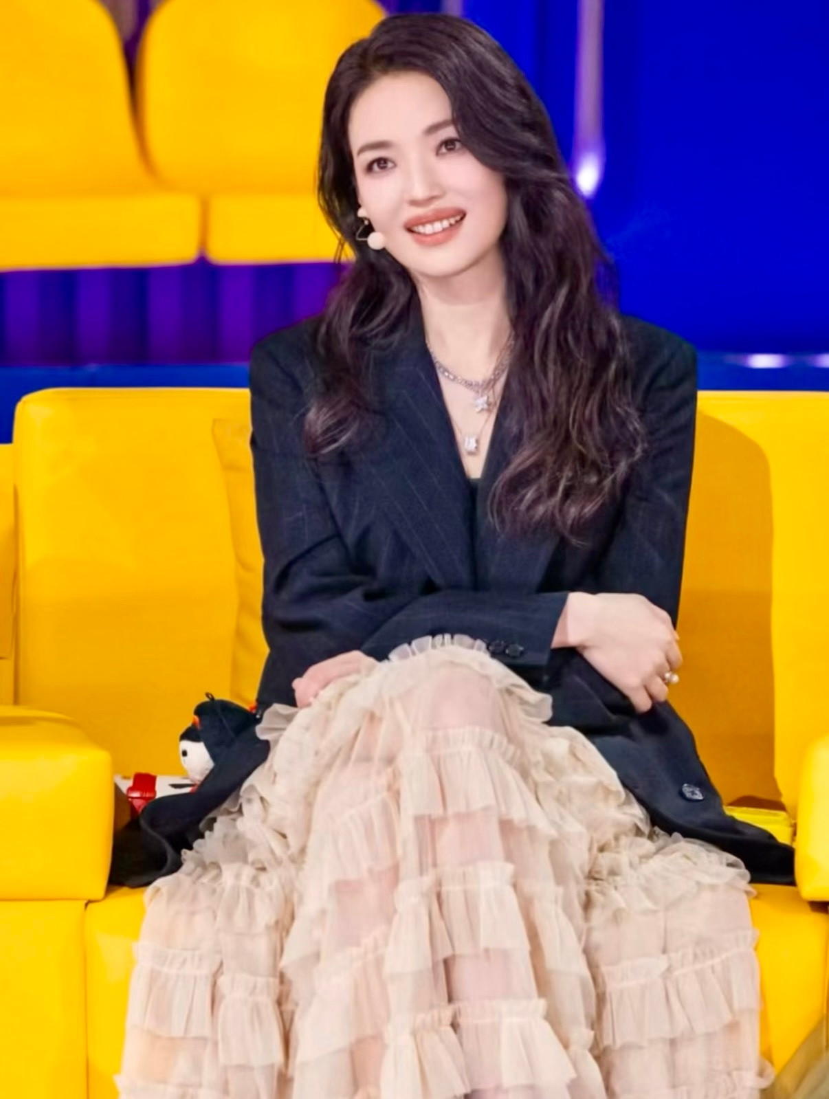 【人像摄影】演员舒淇。舒淇卡地亚黑裙高珠舒淇阿玛尼闪钻高定​​​