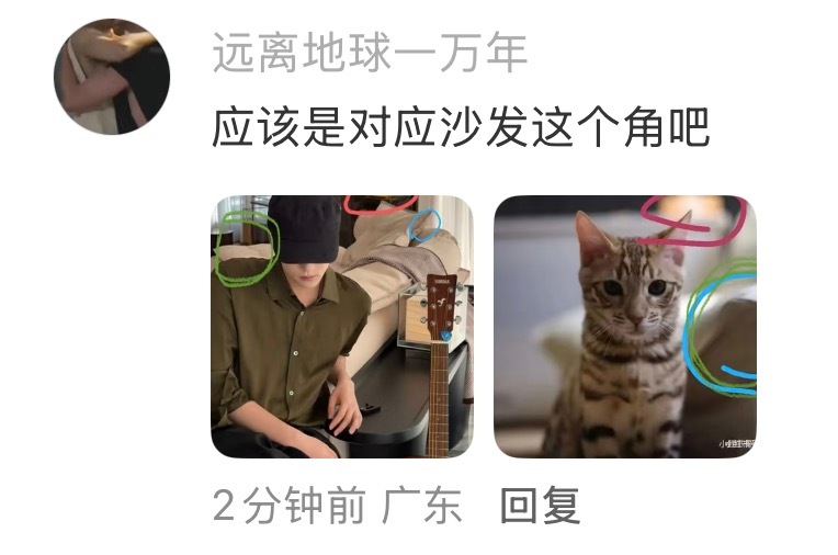 这个角度完全一模一样啊！我要被你俩吓晕了[笑着哭][笑着哭][笑着哭]​​​