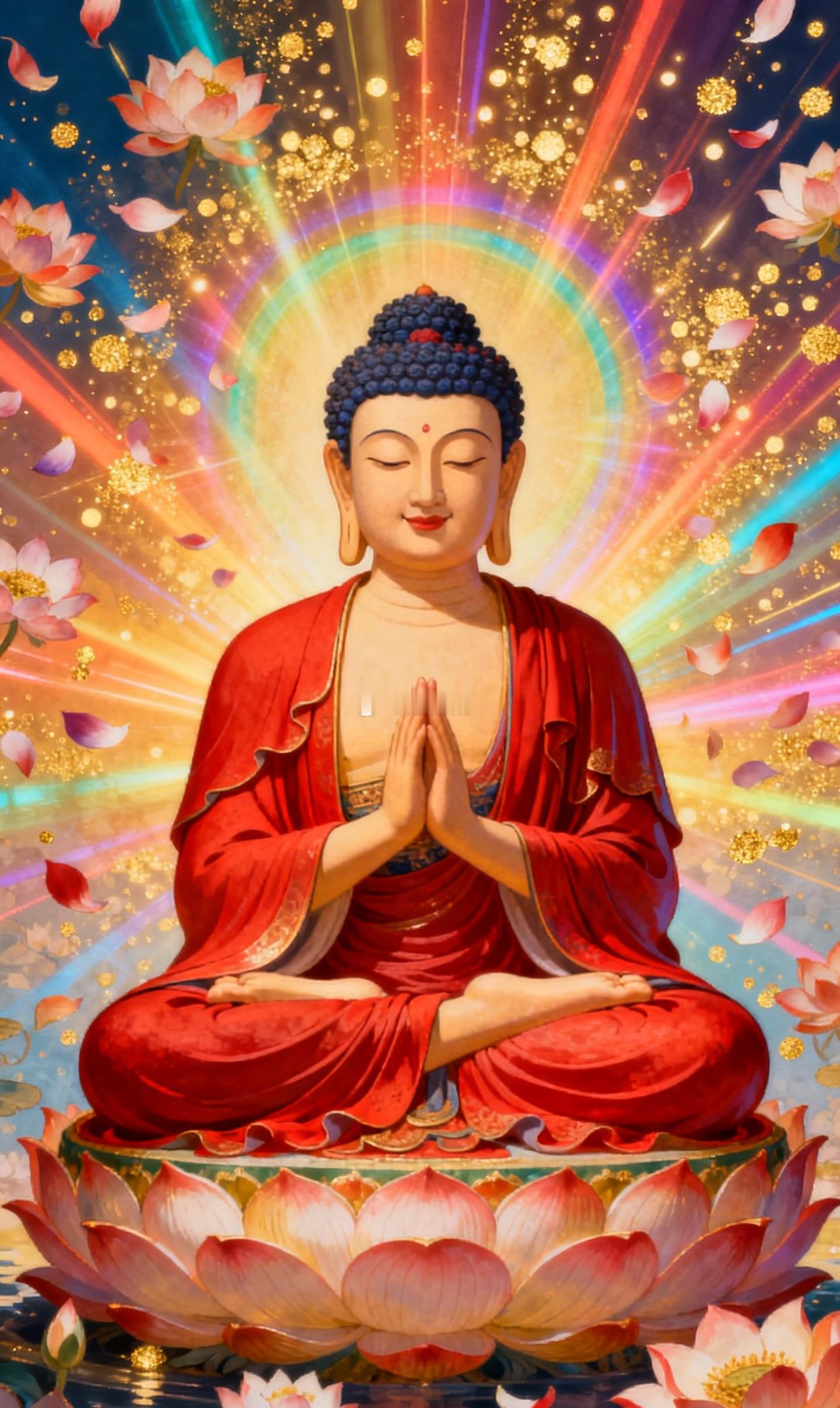 所有的事与愿违，终将化作虚惊一场。祈愿释迦牟尼佛庇护，之前的往事皆翻篇，接下来尽