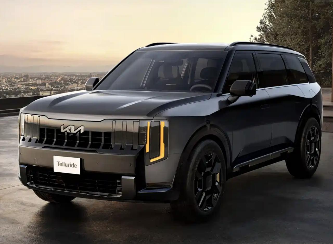 起亚牌“揽胜”！全新起亚Telluride官图发布 造型大胆且创新日前，官方正式