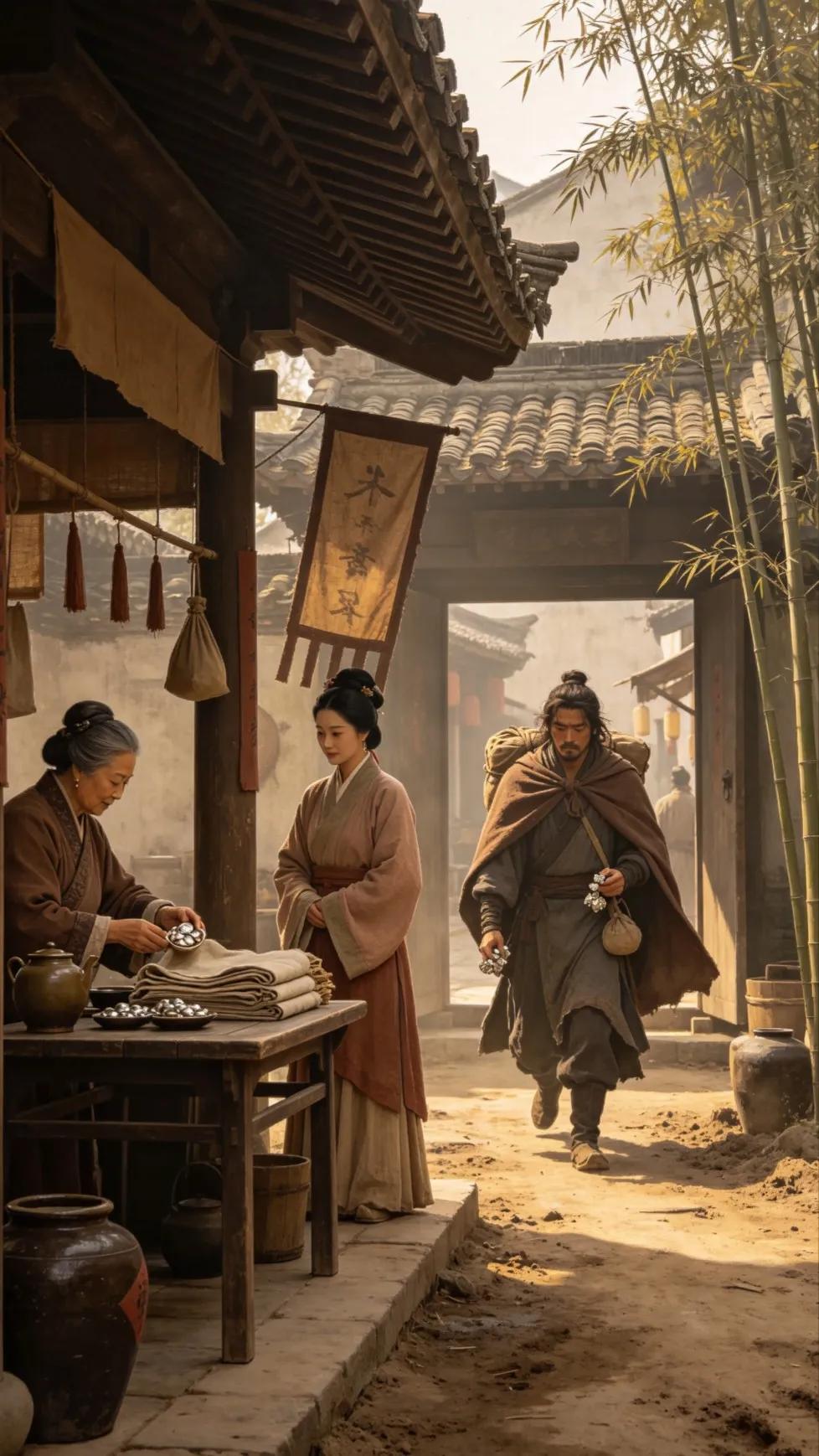 武松辛苦钱银，哪及王婆上下嘴唇一碰来得容易呐。武松打虎出名，被知县收在衙门做个