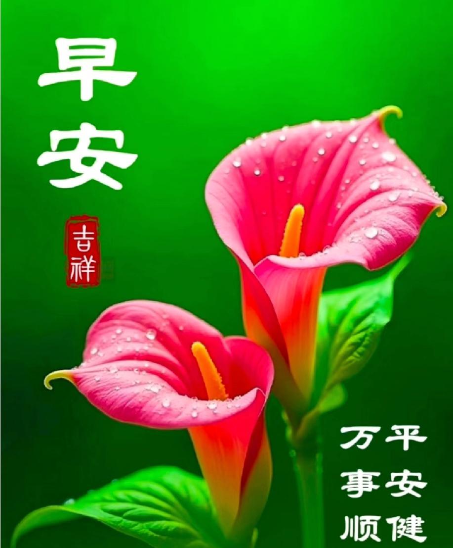 [玫瑰]早上好[玫瑰]平安健康，万事顺意。让岁月静待你我，让快乐一路同行，