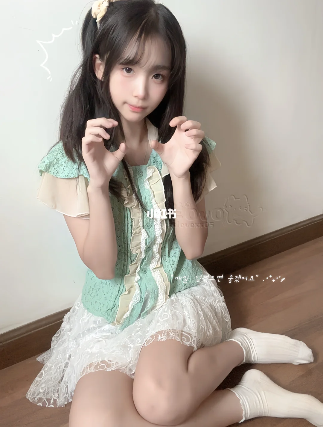 这样拍太可爱啦( ̀⌄ ́)🍏！
