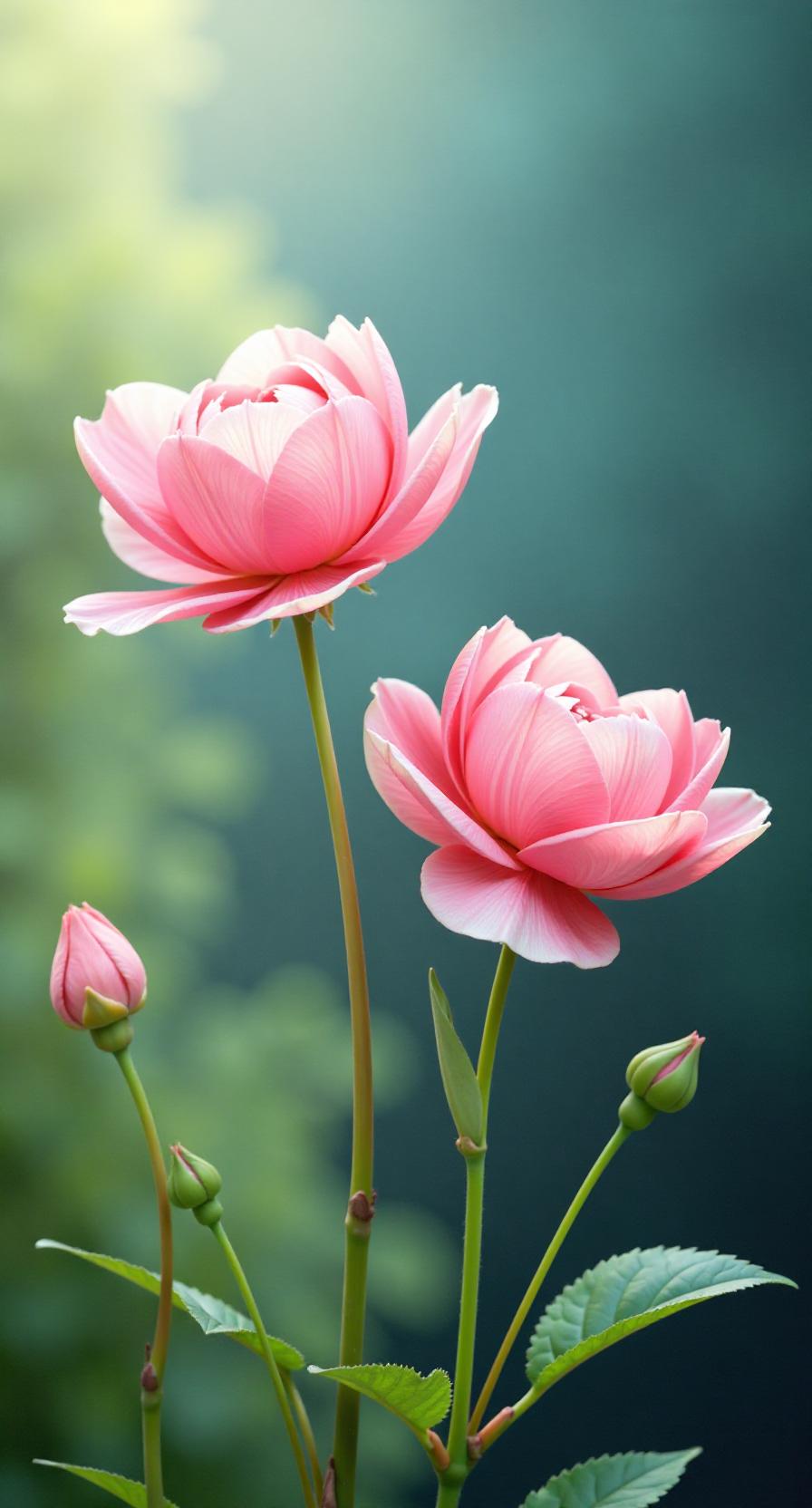 晒出你手机中盛开的花朵美丽的花朵