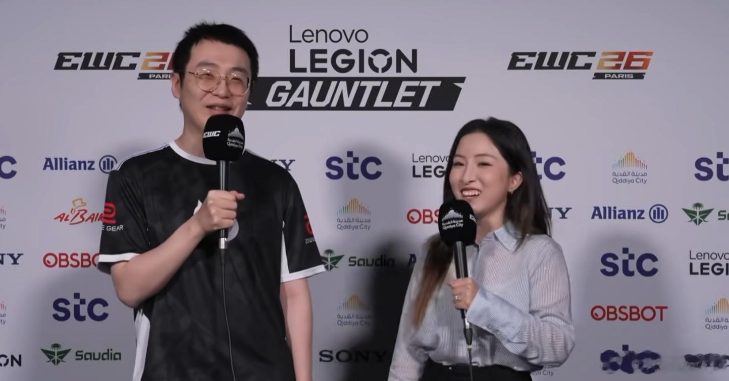 昨晚VG胜利后毛哥接受采访“Xinq现在作为bp手还挺好的，以前别人选人的时候，