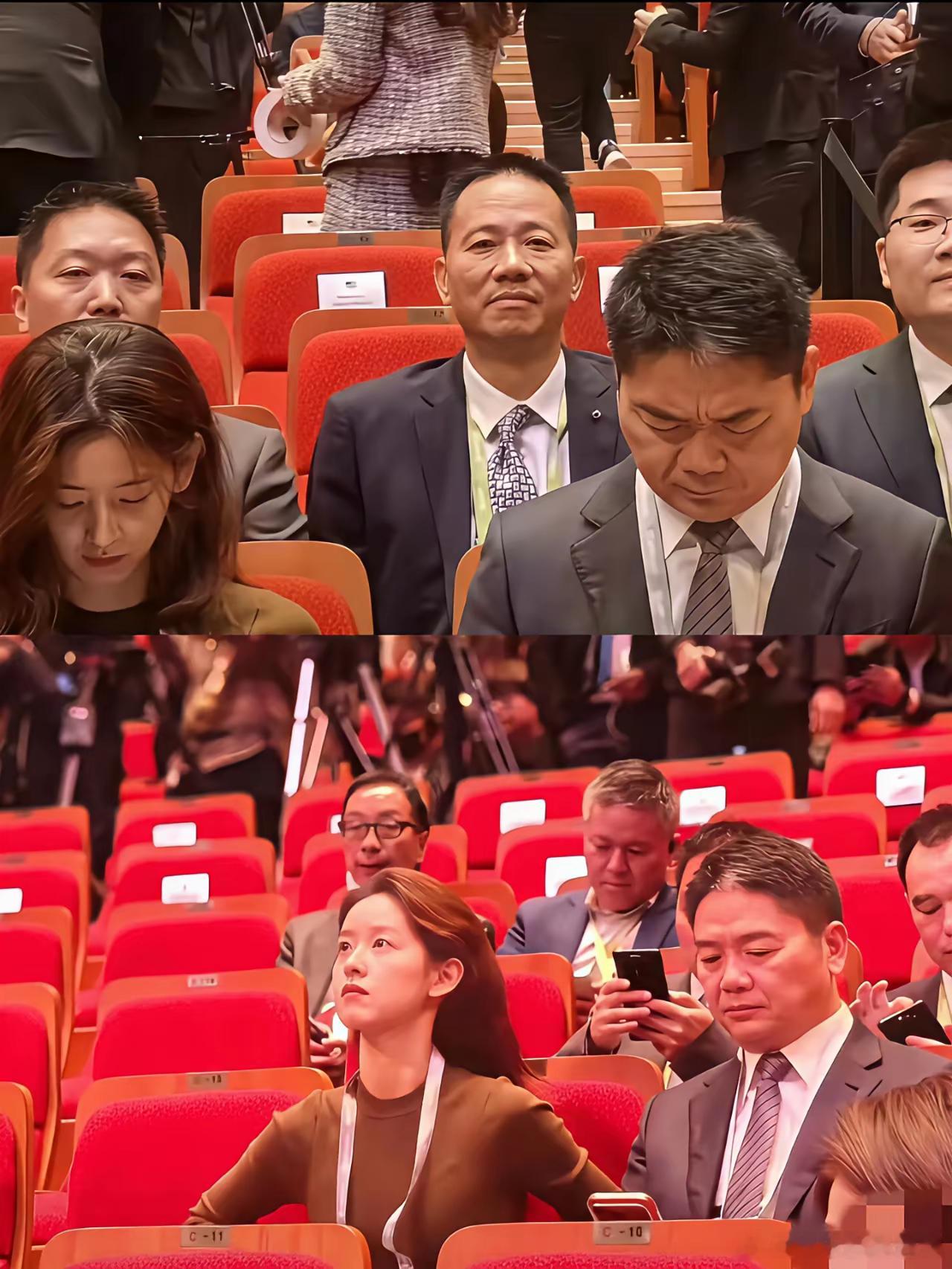 从前章泽天与刘强东同框时，章泽天总是一副旺夫脸，满眼崇拜，充满深情地望着刘强东如