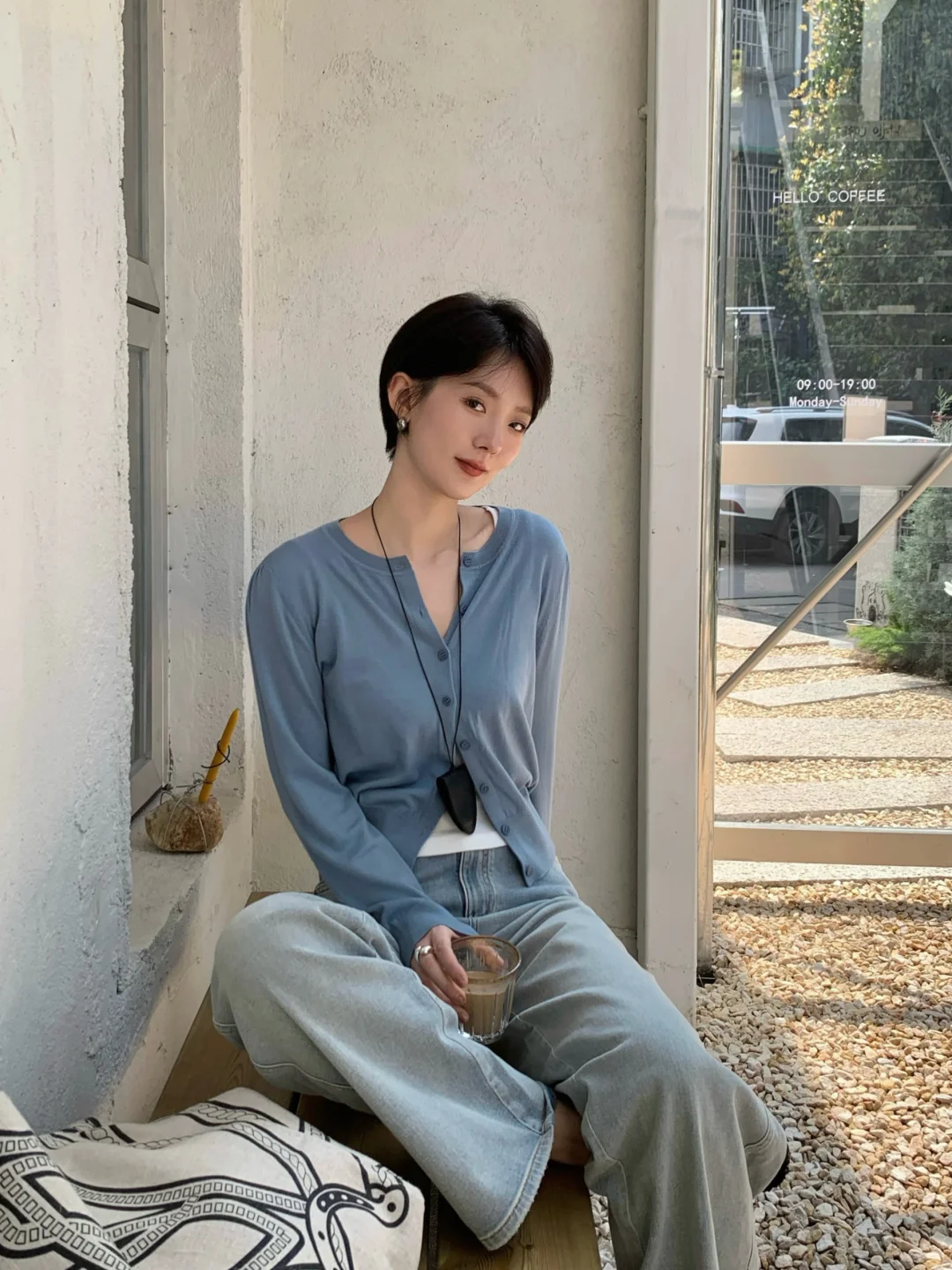 舒服的一身，短发也挺省事