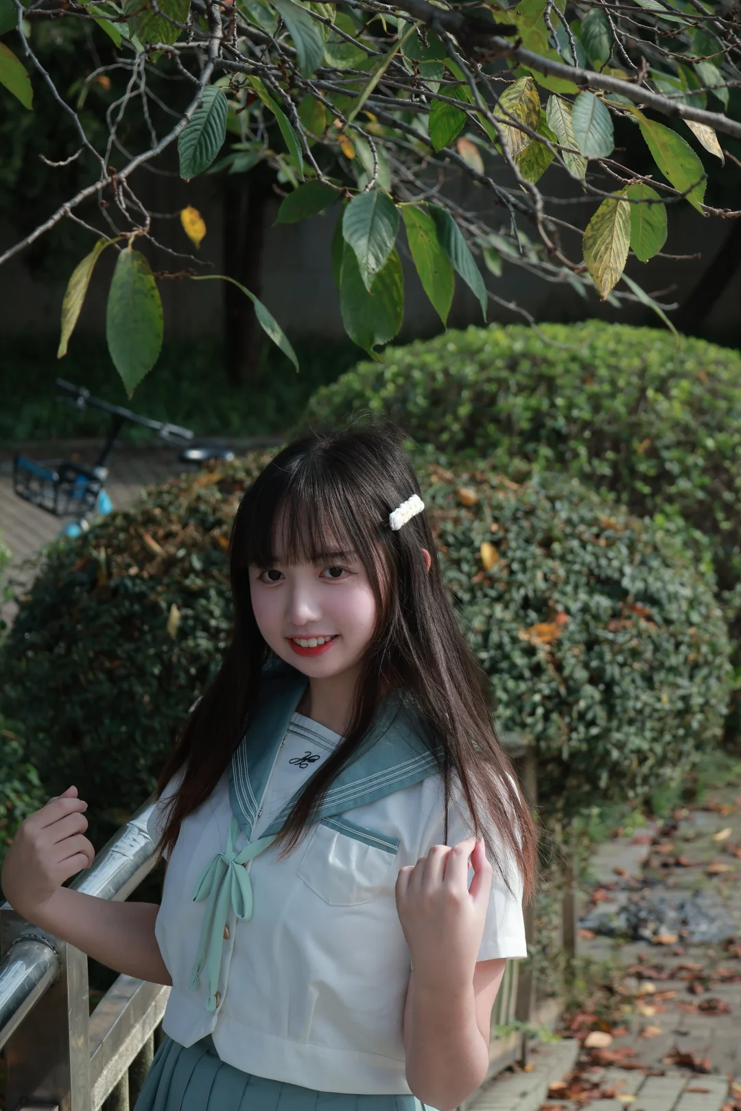 水手服写真丨微胖女孩拍照