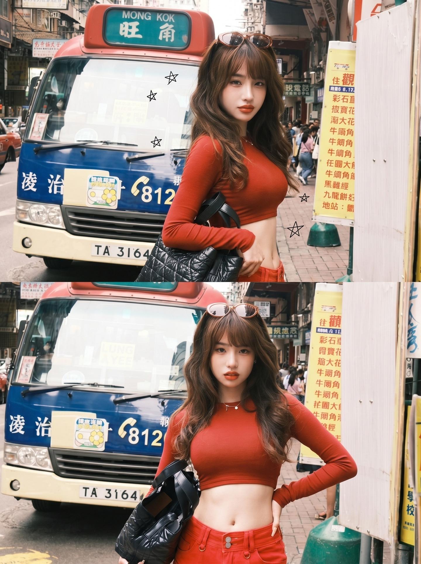 香港约拍📸抬头像闯进老港片🎬🇭🇰。