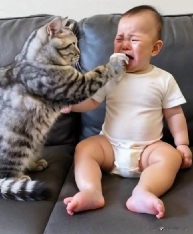 全网都被感动了。孩子的爸爸妈妈出去上班了，让孩子的奶奶过来帮忙带孩子。而孩子的奶