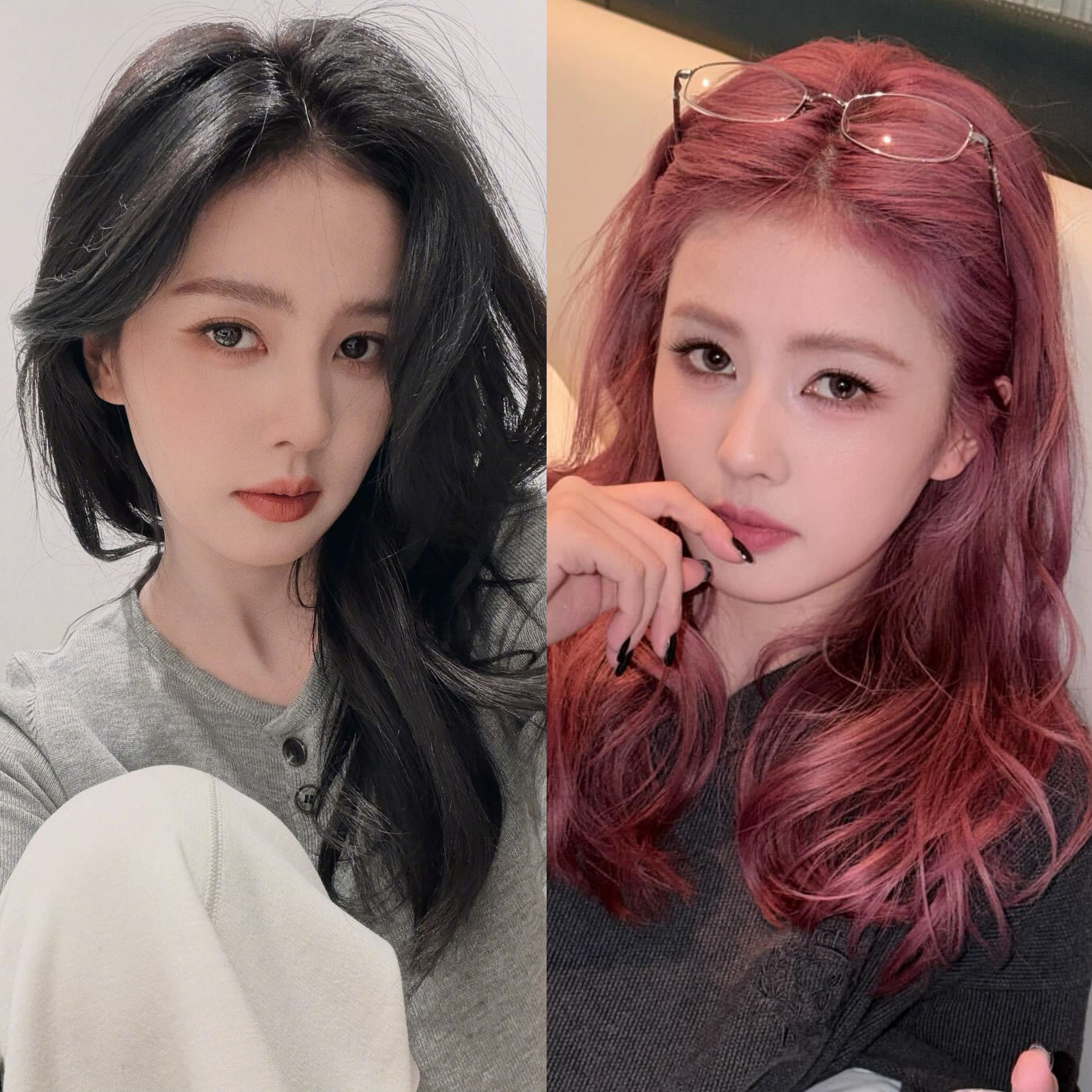 白鹿染回黑发了，并发文：我会想念但不染了、y1s1，粉发确实不太好搭衣服！你喜欢