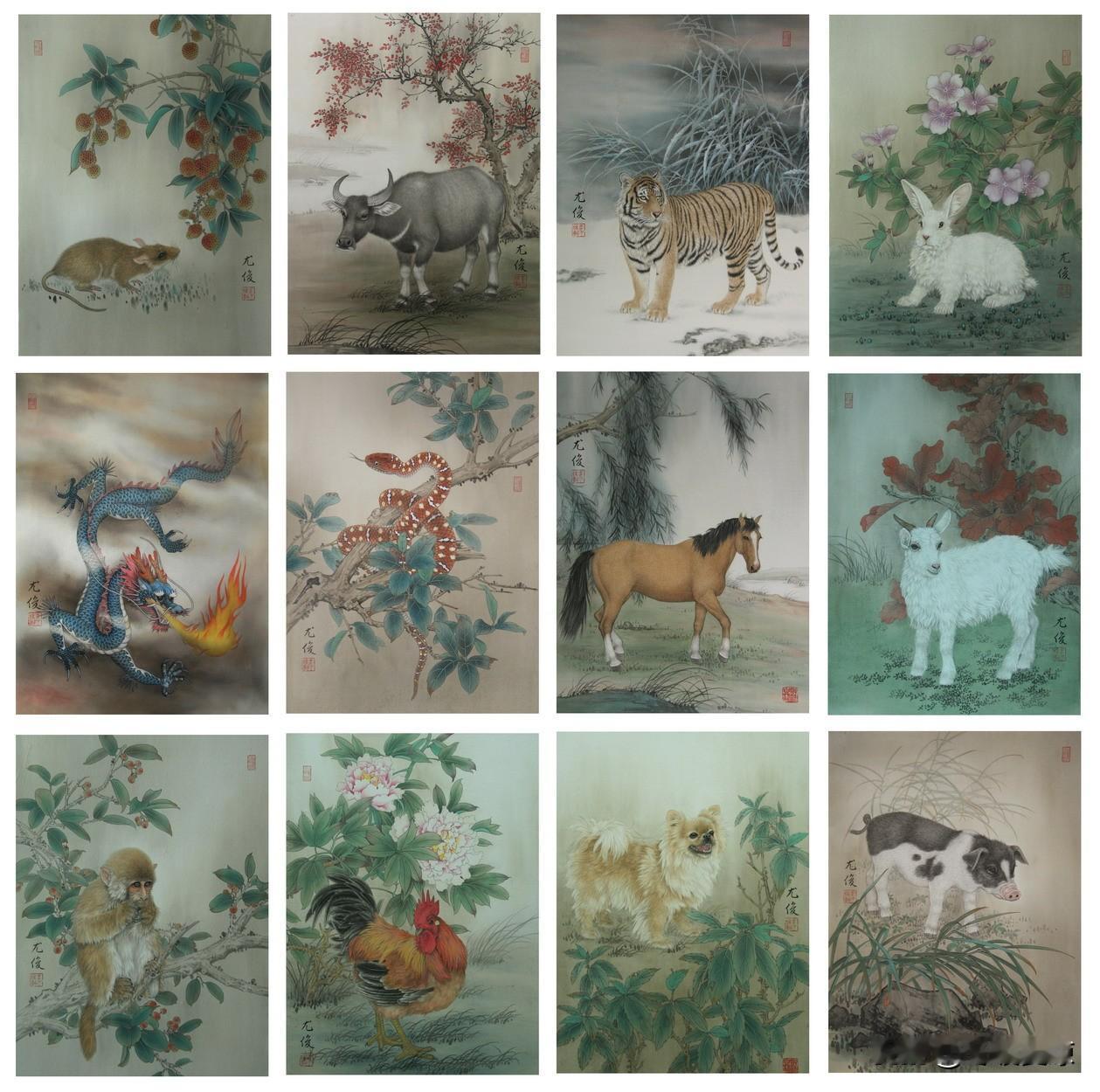 十二生肖宜用字（图中内容，仅供娱乐）-🐭鼠：带水或口的字-🐂牛：