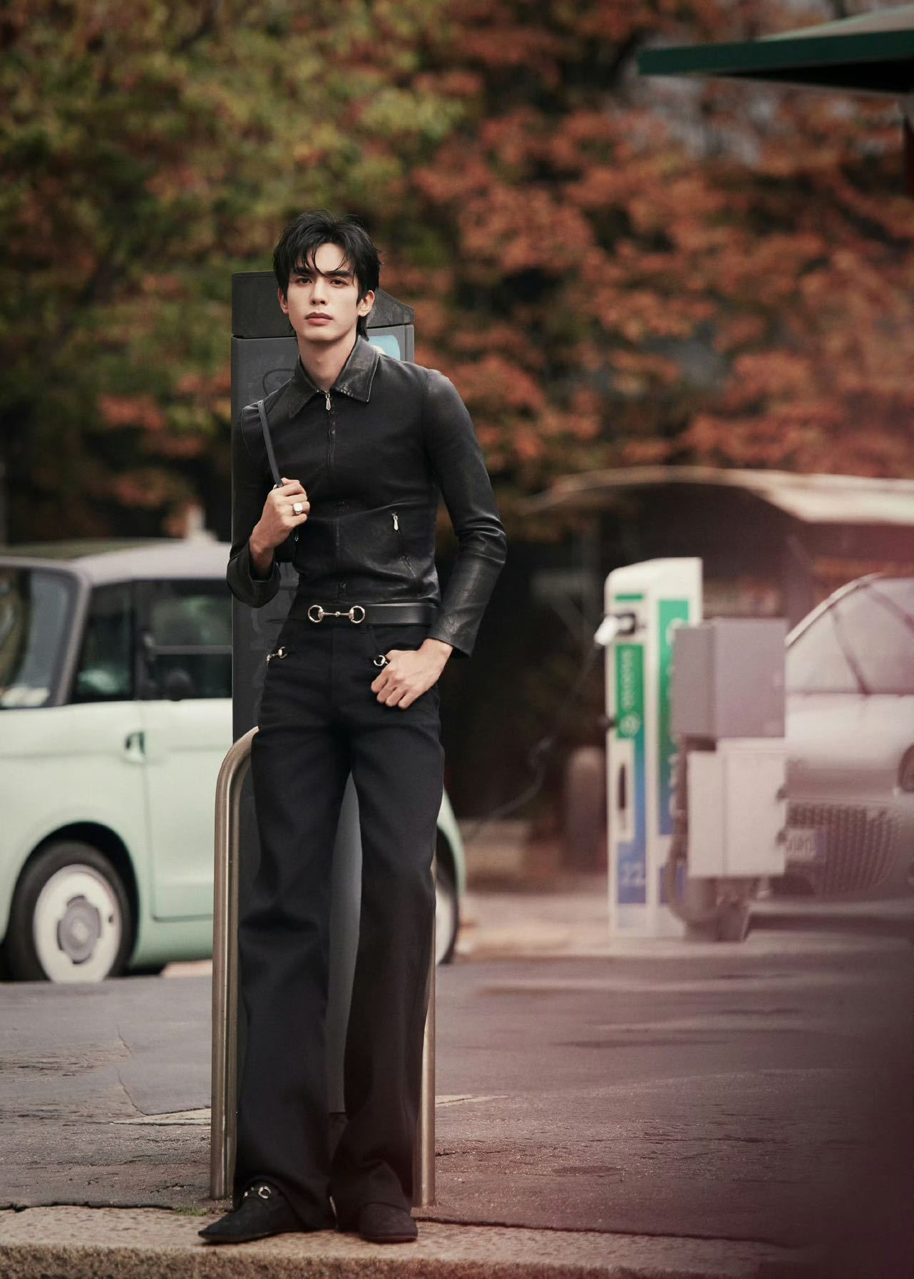 宋威龙✖️GUCCI2026春夏大秀米兰时装周时装周怪不得宋威龙机场都在